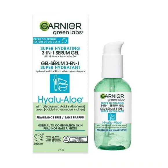 Skincare | Garnier Green Labs Hyalu Aloe Super Hydrating 3in1 Serum Gel  Hyaluronic Acid | Poshmark